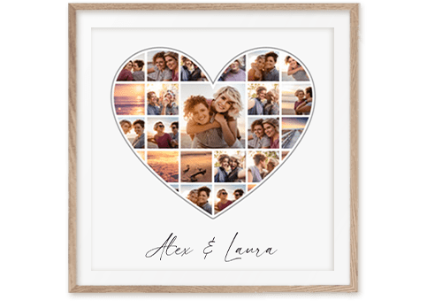 collage photo amour coeur 2