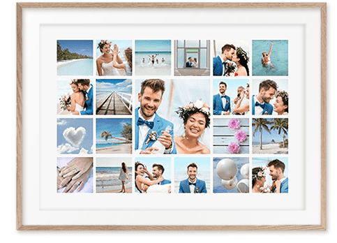 collage photo mariage