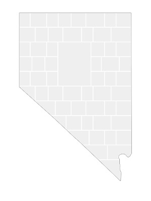Modèles de collage en forme de carte du Nevada