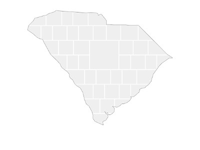 Modèles de collage en forme de carte de la Caroline du Sud