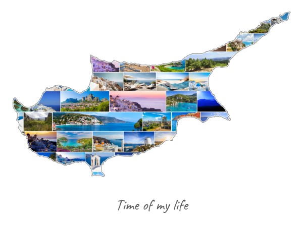 Collage Chypre rempli avec tes propres photos