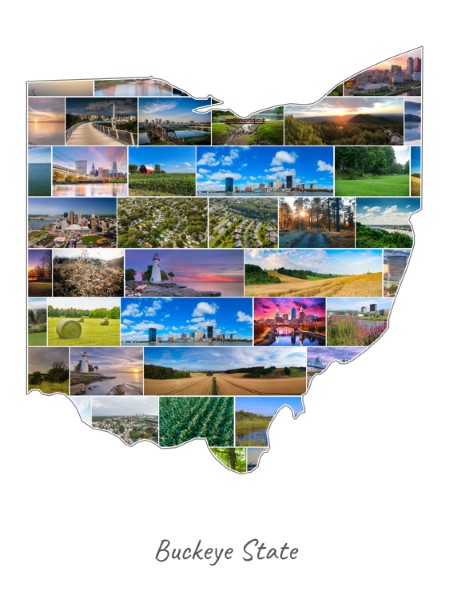 Collage Ohio rempli avec tes propres photos