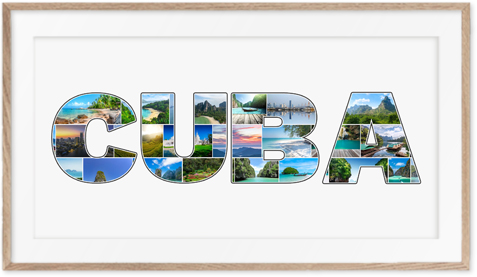 Un collage Cuba en souvenir original de votre voyage