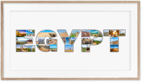 Un collage Egypte en souvenir original de votre voyage