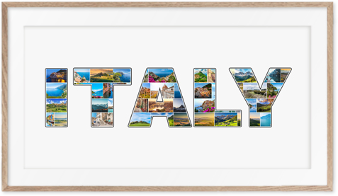 Un collage Italie en souvenir original de votre voyage