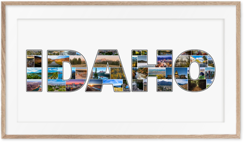 Un collage Idaho en souvenir original de votre voyage