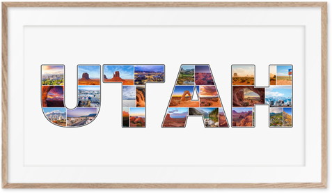 Un collage Utah en souvenir original de votre voyage