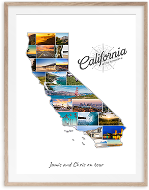 Ton collage Californie avec tes propres photos