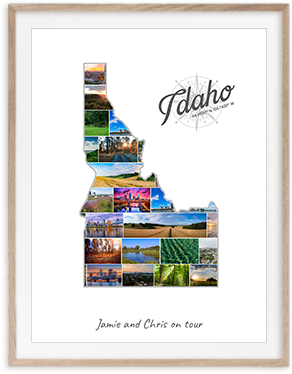 Ton collage Idaho avec tes propres photos
