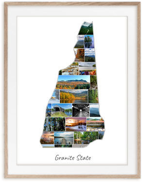 Ton collage New Hampshire avec tes propres photos