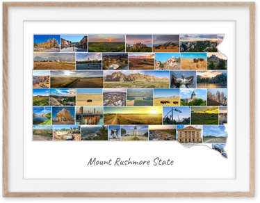 Ton collage Dakota du Sud avec tes propres photos