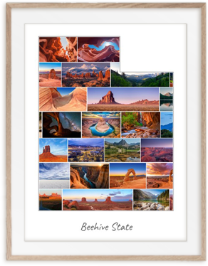 Ton collage Utah avec tes propres photos