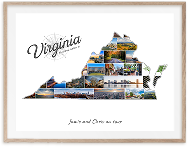 Ton collage Virginie avec tes propres photos