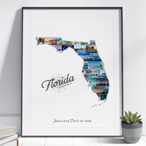 Le collage Floride peut être personnalisé